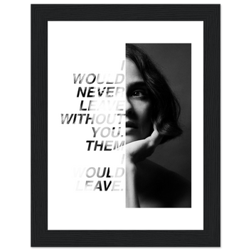 Framed Poster Quote by MALIA TATE - SHELLEY HENNIG