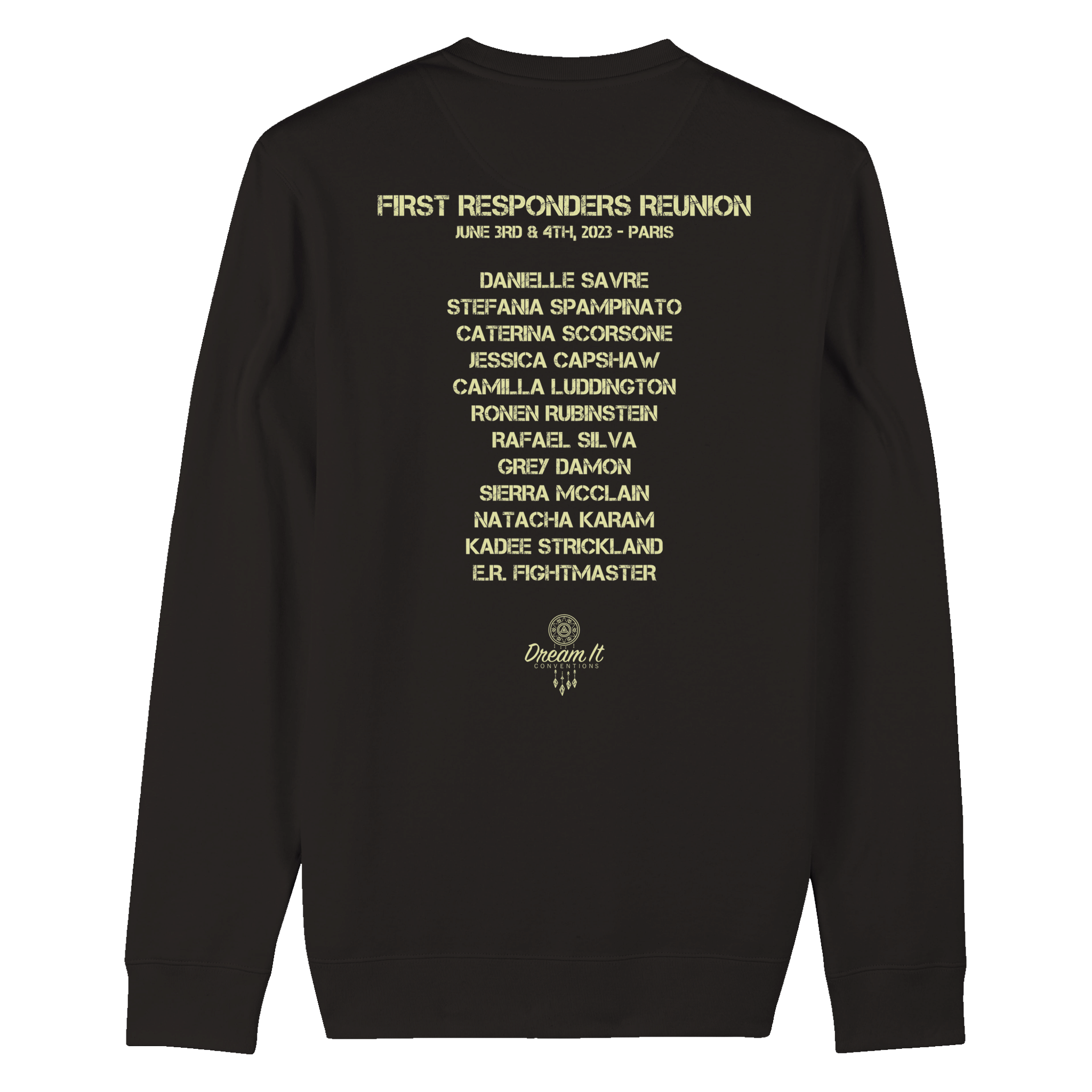 FIRST RESPONDERS REUNION organic unisex sweatshirt