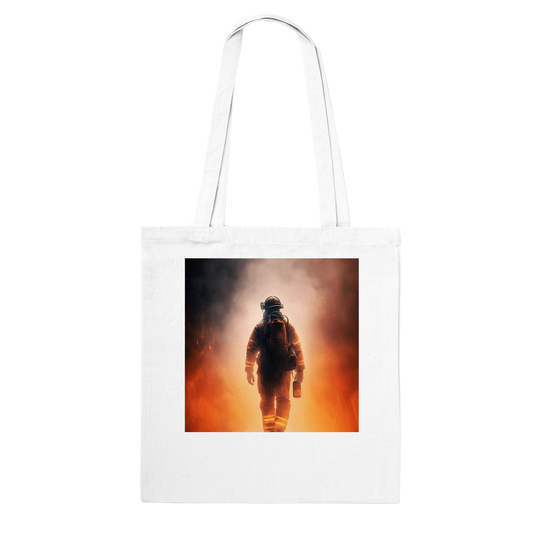 Fire Fighter Tote Bag