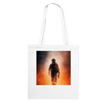 Fire Fighter Tote Bag